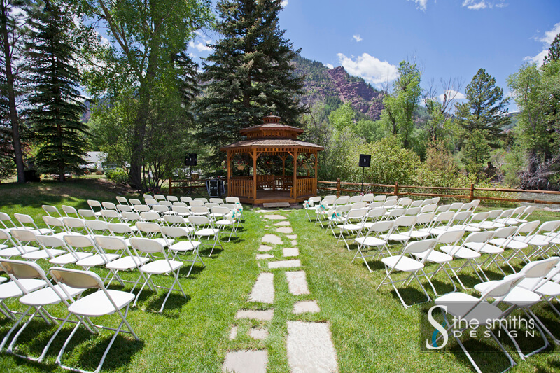 Wedding site at Church of Redstone in CO