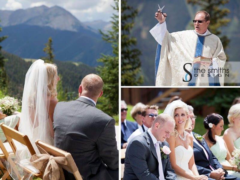 Sundeck of Aspen Wedding Photographs