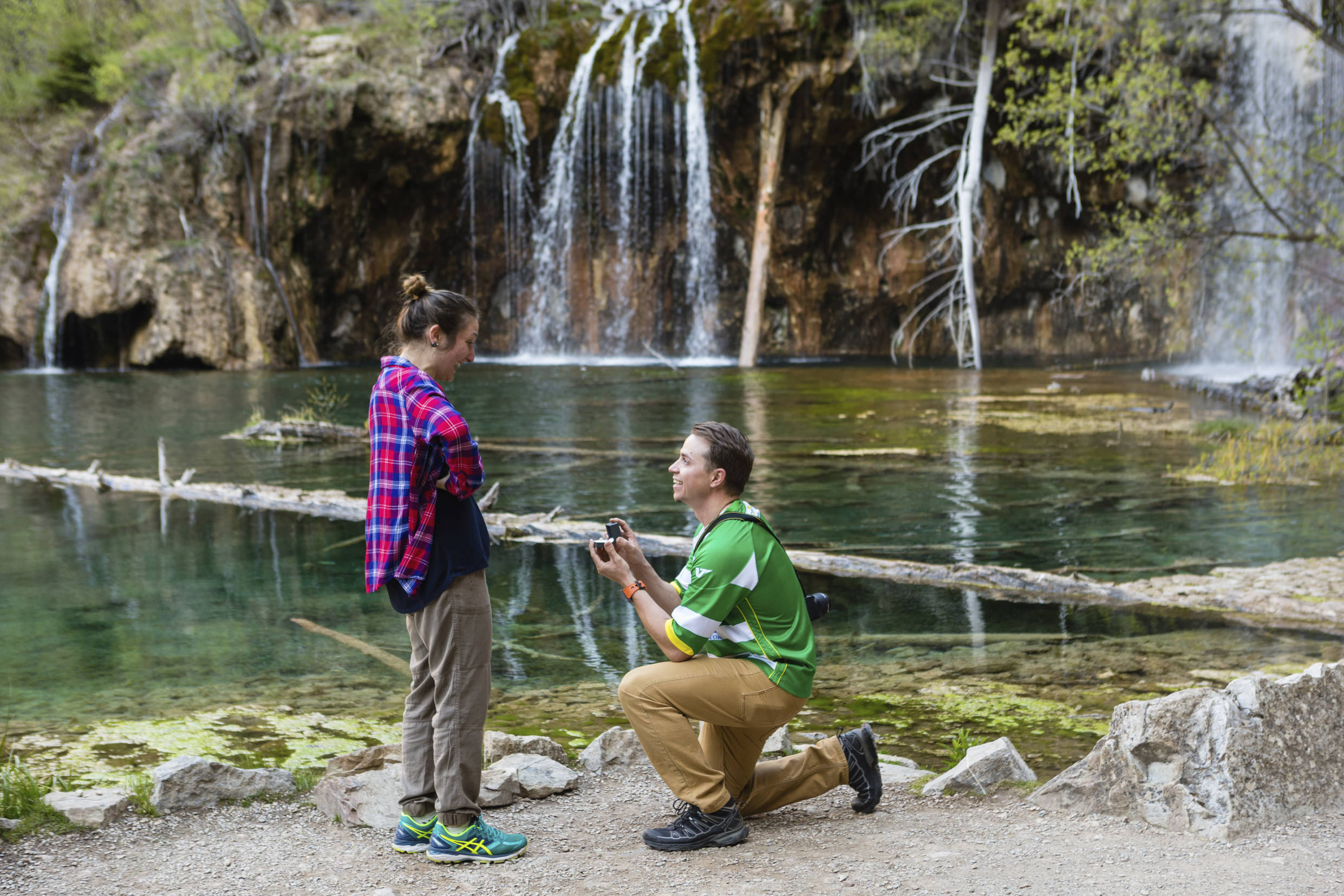 Proposal at Hanging Lake | Windfirm Photography