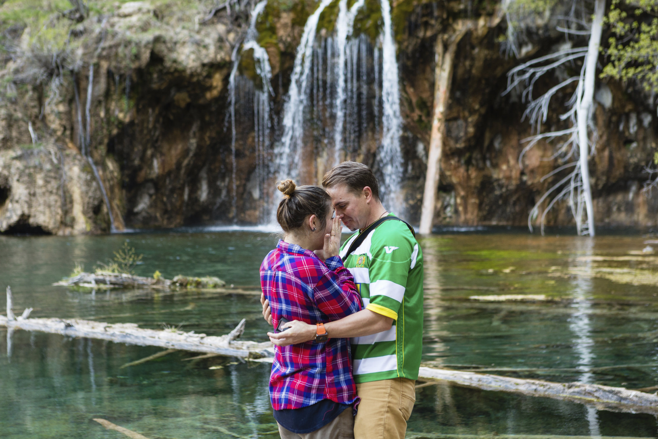Surprise Marriage Proposal at Hanging Lake | Windfirm Photography