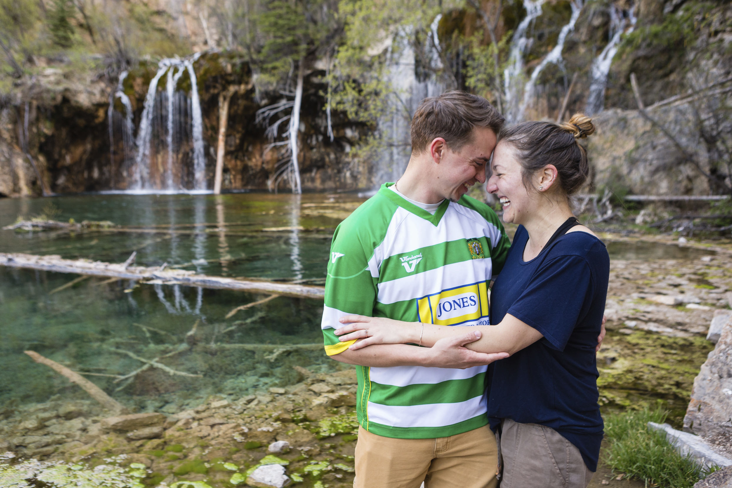 Proposal at Hanging Lake in Glenwood Springs CO | Windfirm Photography