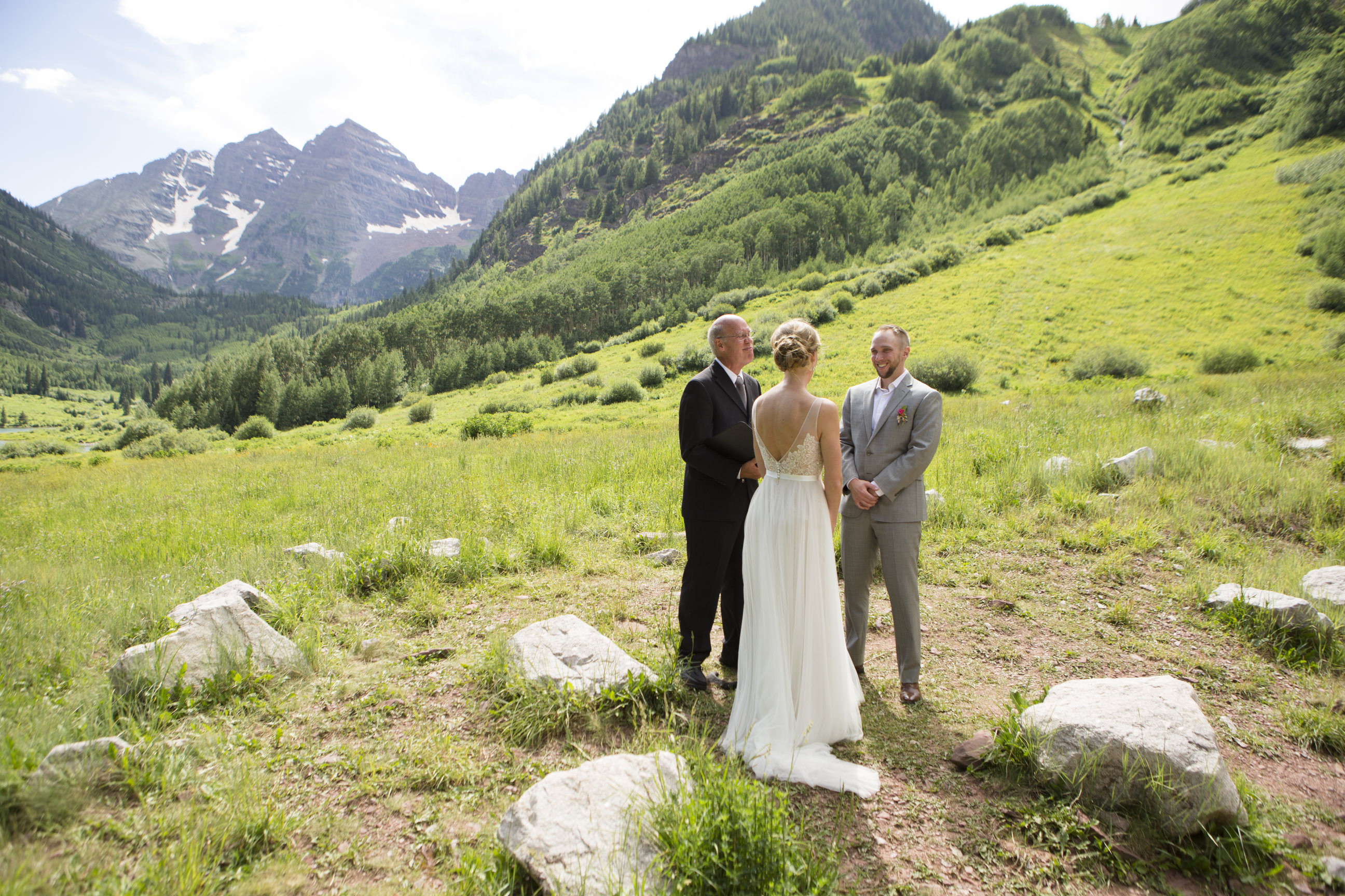 Weddings at Maroon Bells Amphitheater | Windfirm Photography