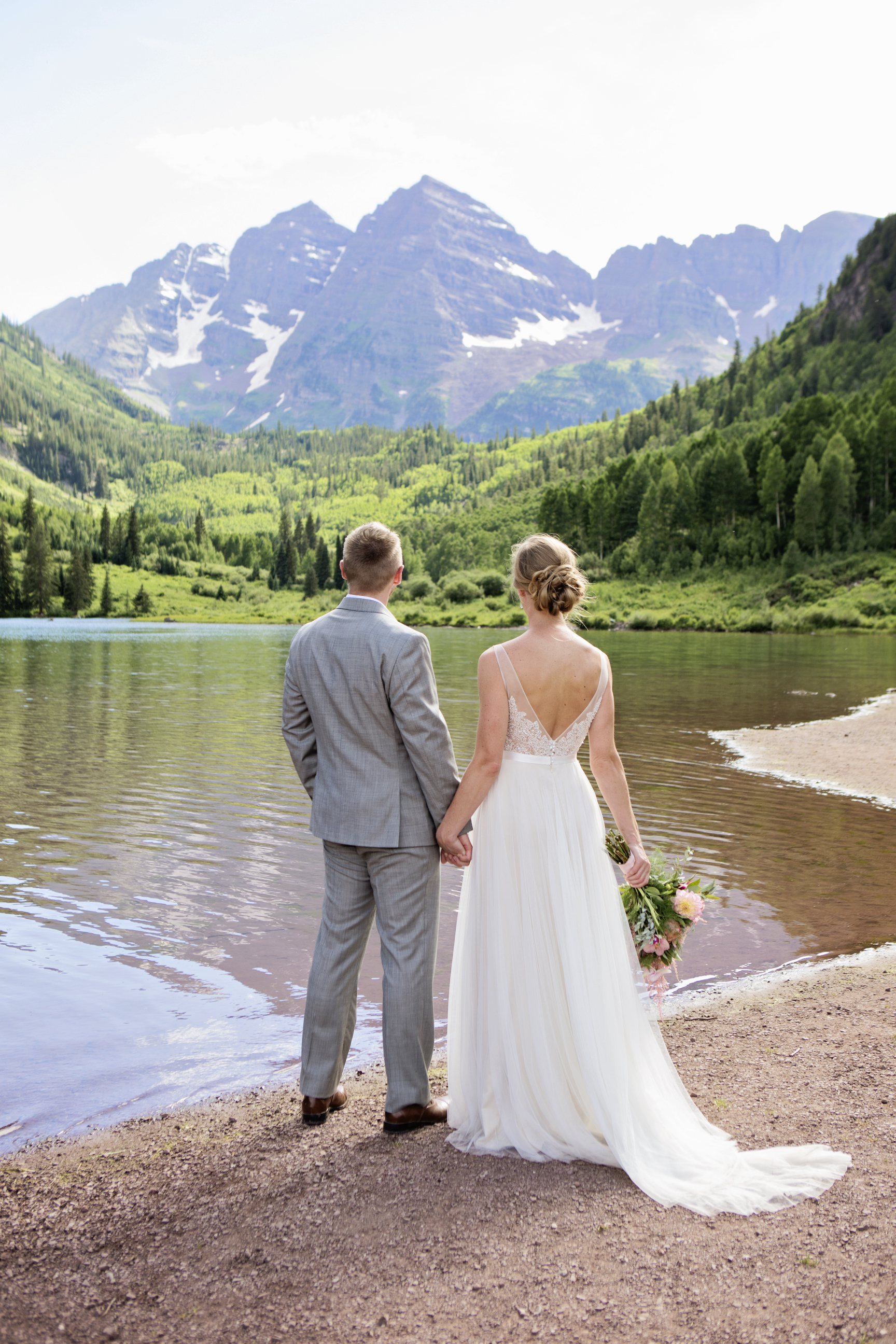 Weddings at the famous Maroon Bells in Aspen Colorado | Windfirm Photography