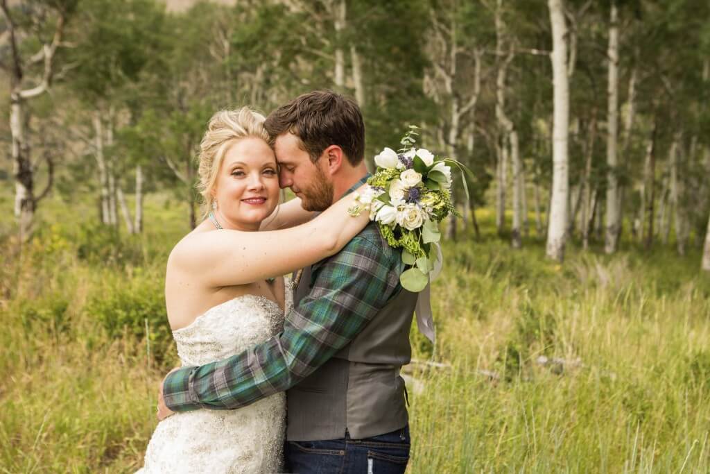 Bride and Groom Mountain Portraits