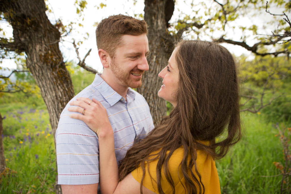Mountain Wildflower Engagement Sessions in Carbondale