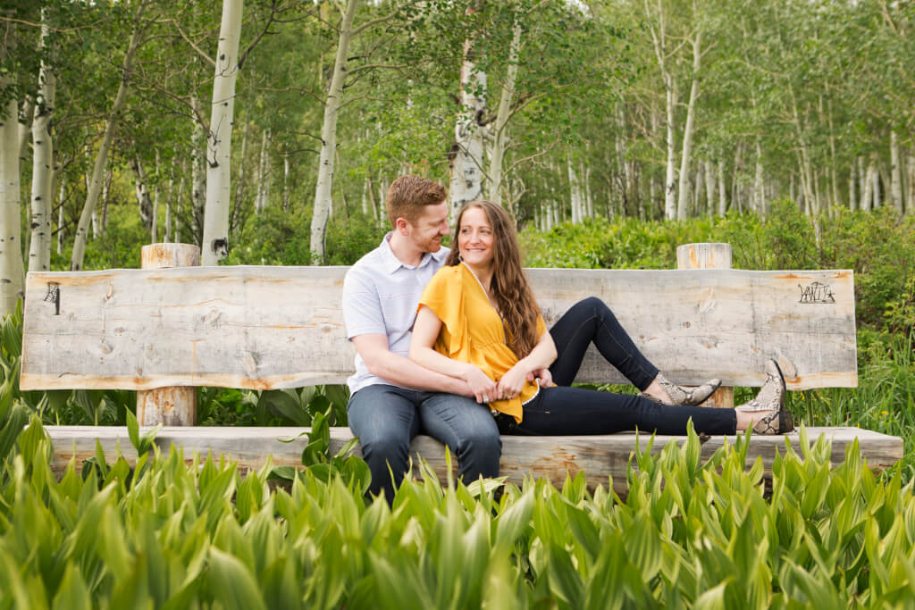 Engagement Photos in the Colorado Wildflowers