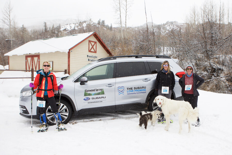 Glenwood Springs Event Photographer Colorado Animal Rescue Snowshoe Shuffle WindFirm Photography