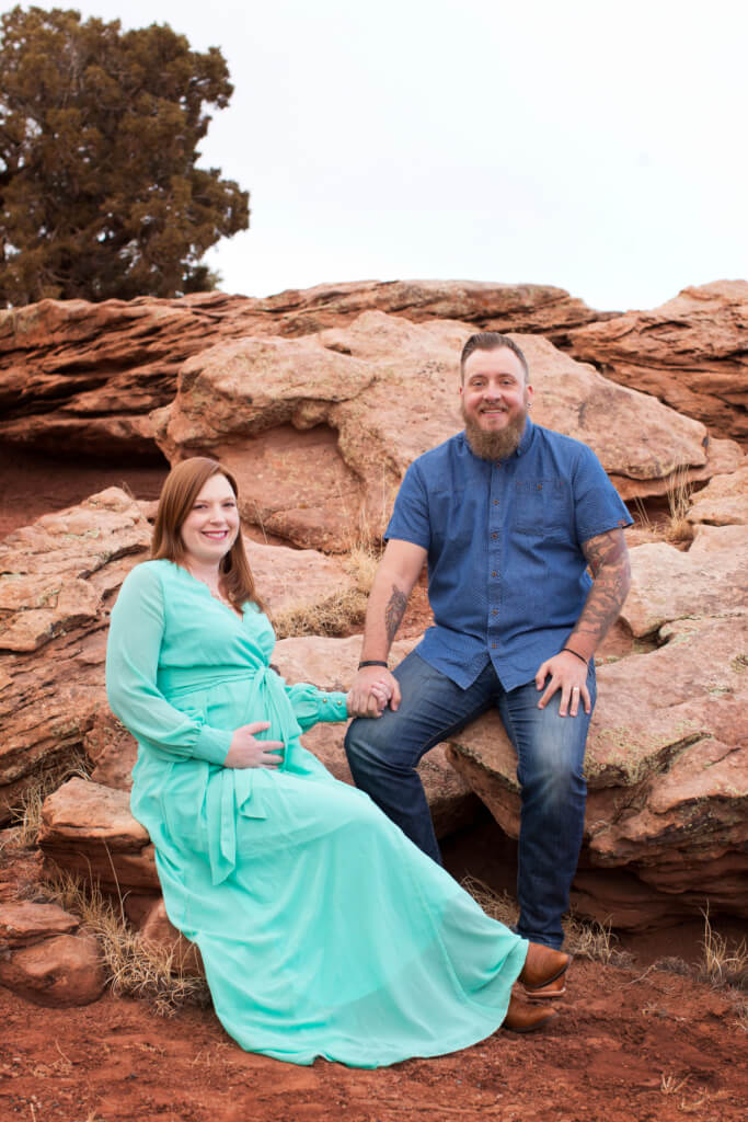 Colorado National Monument Maternity Portrait Session