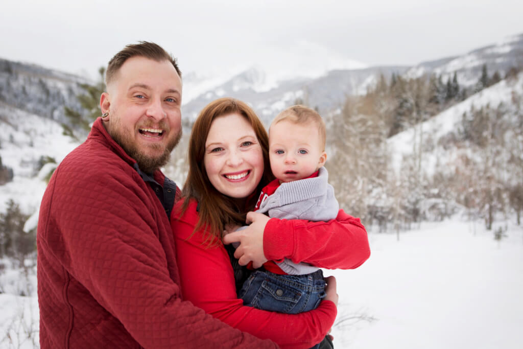 Family Photography in the winter of Colorado 