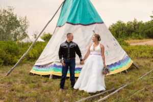 Glenwood Springs CO Bride and Groom Portraits