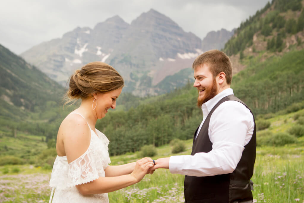 Wedding Photography Maroon Bells in Aspen Colorado