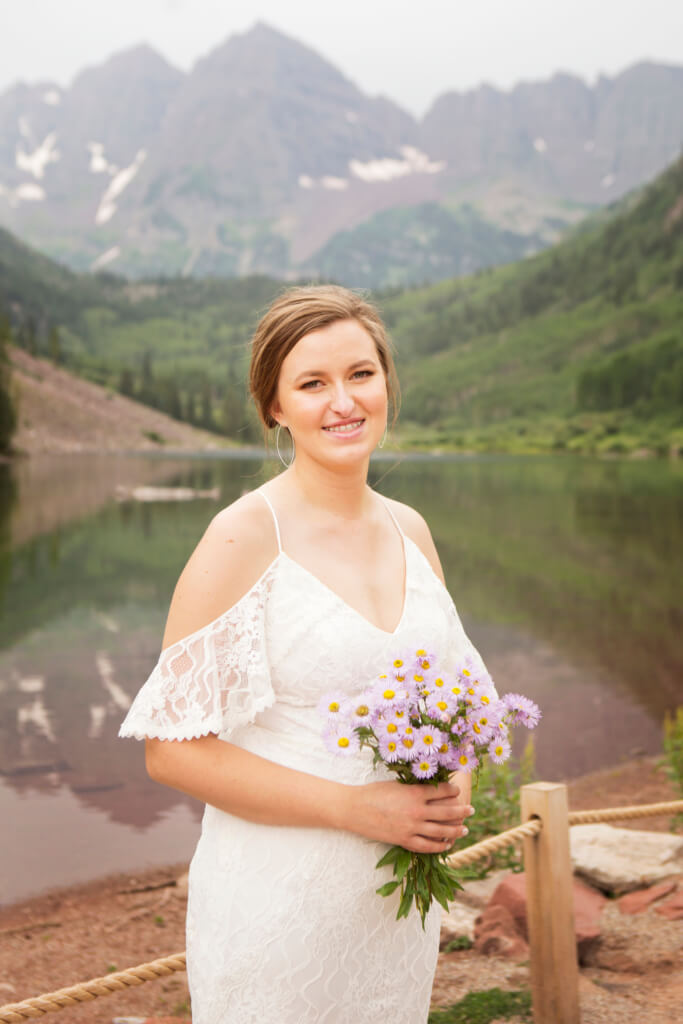 Bride Portraits Aspen Colorado