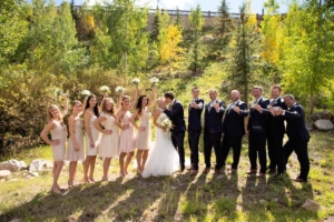 Wedding Party Photo at the Viceroy in Snowmass | Windfirm Photography