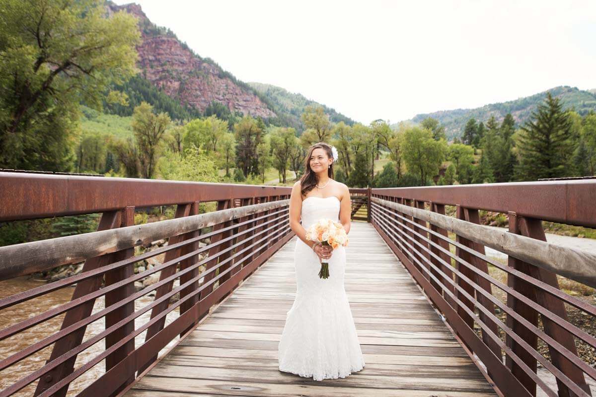 Bridal Portrait in Redstone Colorado | Windfirm Photography